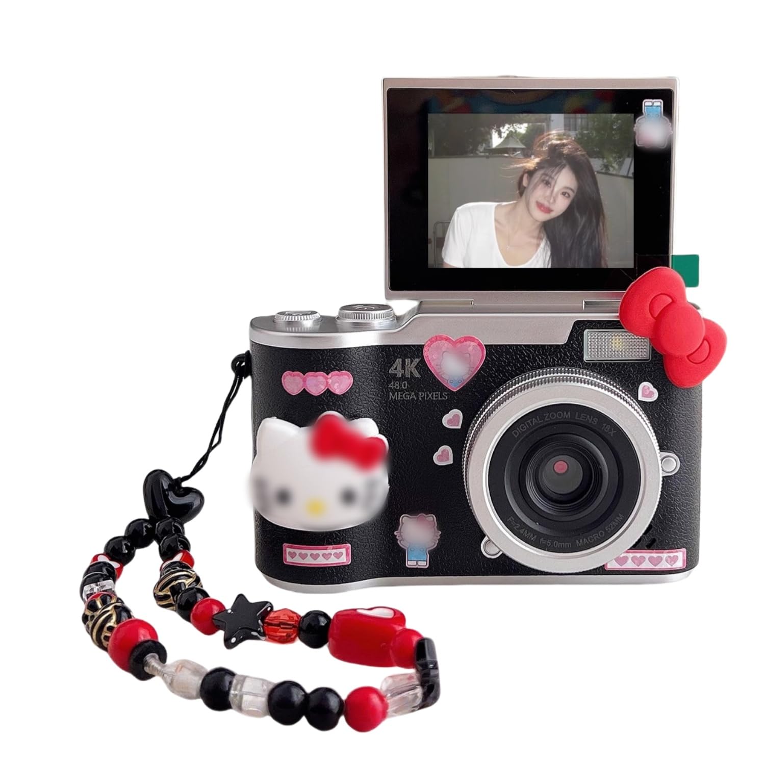 Amazon | 4K デジカメ デジタルカメラ オートフォーカス 4800万画素180